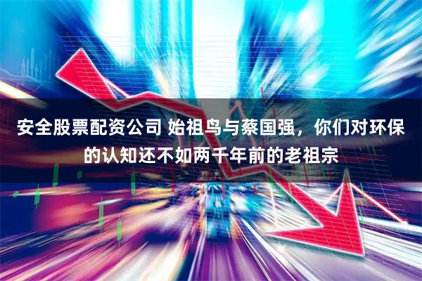 安全股票配资公司 始祖鸟与蔡国强，你们对环保的认知还不如两千年前的老祖宗