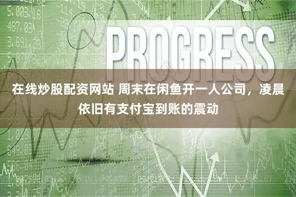 在线炒股配资网站 周末在闲鱼开一人公司，凌晨依旧有支付宝到账的震动